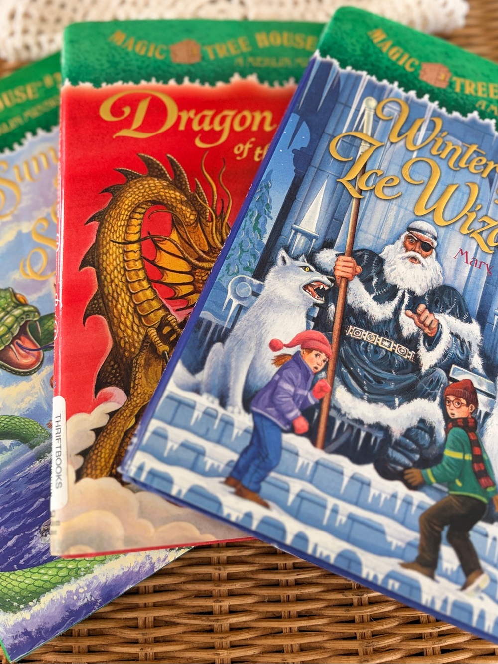 Magic Tree House HARD Cover 31, 32, 37 Book Lot Merlin Mission Bundle of 3